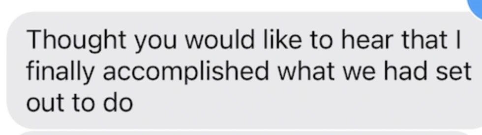 Client text: new client referral